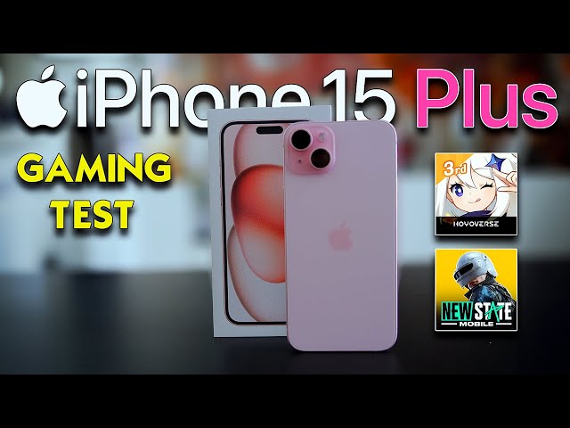 iPhone 15 Plus (Pink) - Gaming Test: Genshin Impact & PUBG Mobile New State