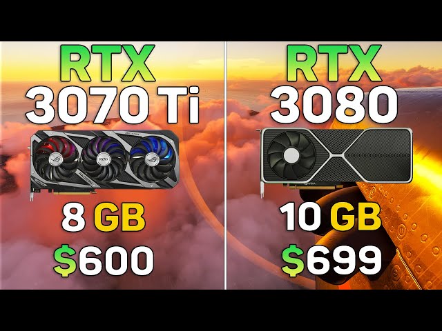 RTX 3070 Ti vs RTX 3080 - 10 Games Test | 2K \ 1440p