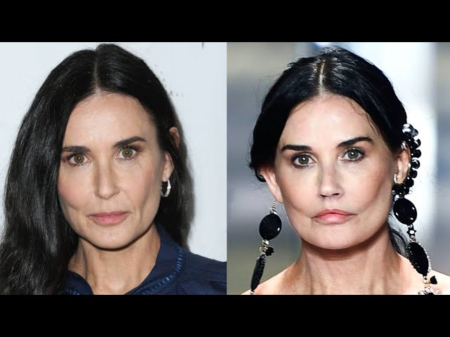 Why Demi Moore LOOKS DIFFERENT at Paris Fashion Week-Plastic Surgeries- Revealed