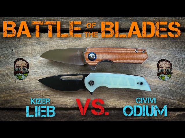 Battle of the Blades: Kizer Lieb vs. Civivi Odium! Two small and excellent EDC’s go head to head!!