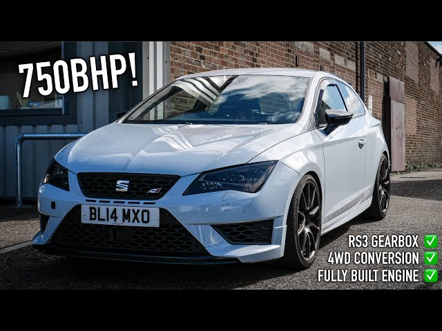 750BHP 4 WHEEL DRIVE CONVERTED! VRS Fully Built A ONE-OFF RS3 Seat Leon Cupra