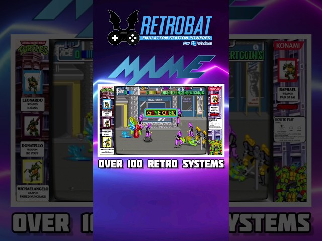 Retrobat Ultimate MAME Arcade Complete Setup Guide 2023 #retrobat  #mame #shorts