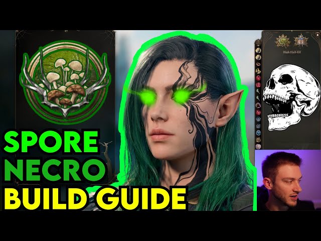 Spore Druid / Necromancer Wizard Build Guide: Baldur's Gate 3