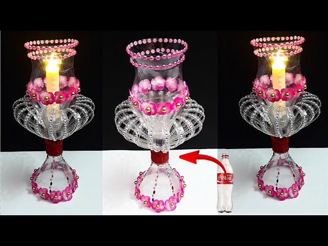 New Tealight holder made from Plastic Bottle| DIY home decoration ideas