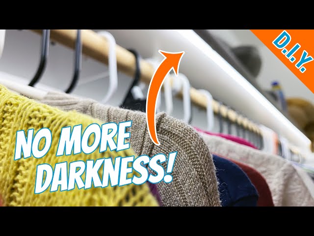 How To Add FANTASTIC Light To Any Dark Closet
