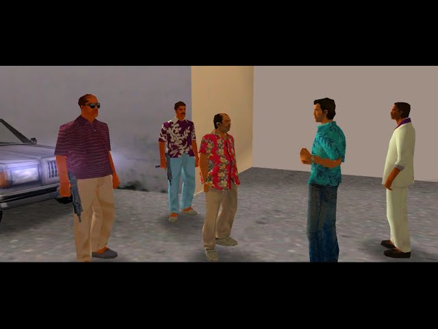 GTA VICE CITY WE  HELPED  IN  LANCE  FIGHT