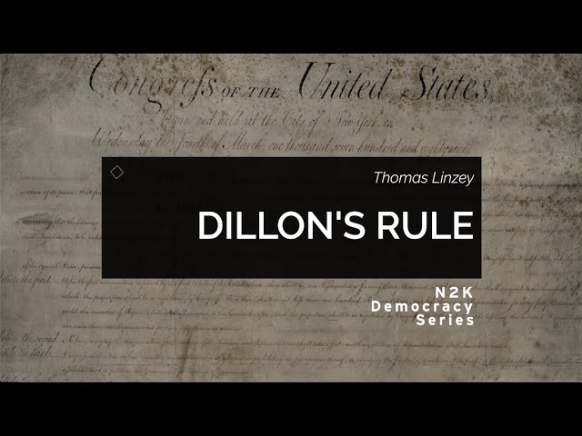 DILLONS RULE