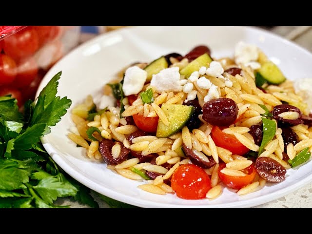 Cooking with Chef Bryan Greek Orzo Salad