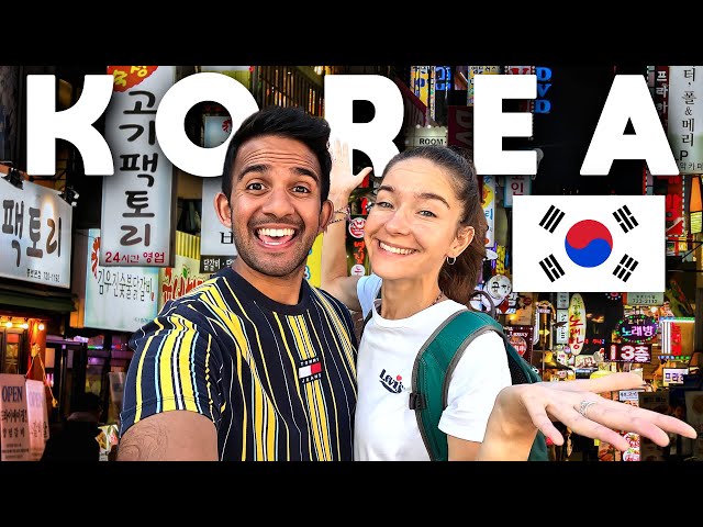 Our FIRST DAY in South Korea 🇰🇷 Seoul is INCREDIBLE! (한국어 자막)