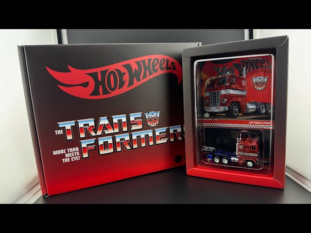Lamley Unboxing: Hot Wheels & Transformers come together to create RLC Optimus Prime!!
