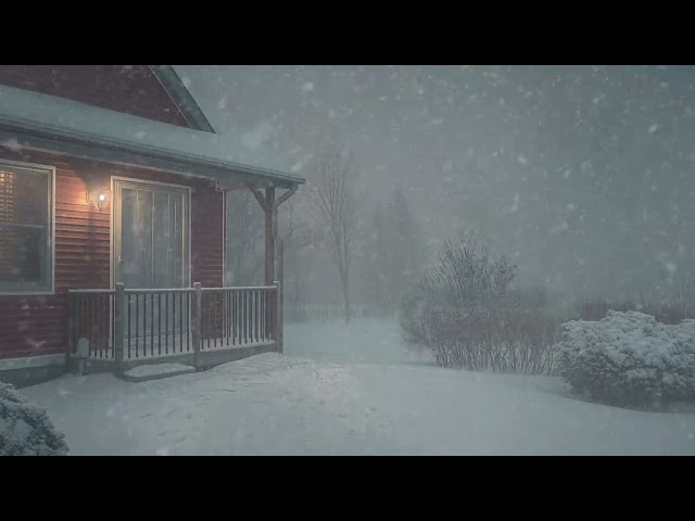 Blizzard Wind Sounds to Relax Your Mind and Body Instantly - Overcome Stress and Sleep Restfully