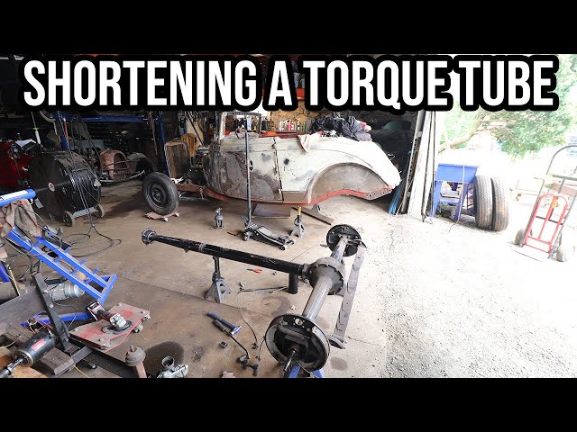 Shortening A Torque Tube & Driveshaft For Mike's 1934 Ford Cabriolet