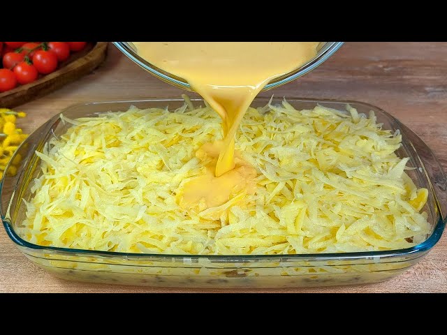🔝 Just add eggs to potatoes / Easy dinner recipe / 5 minute recipe.
