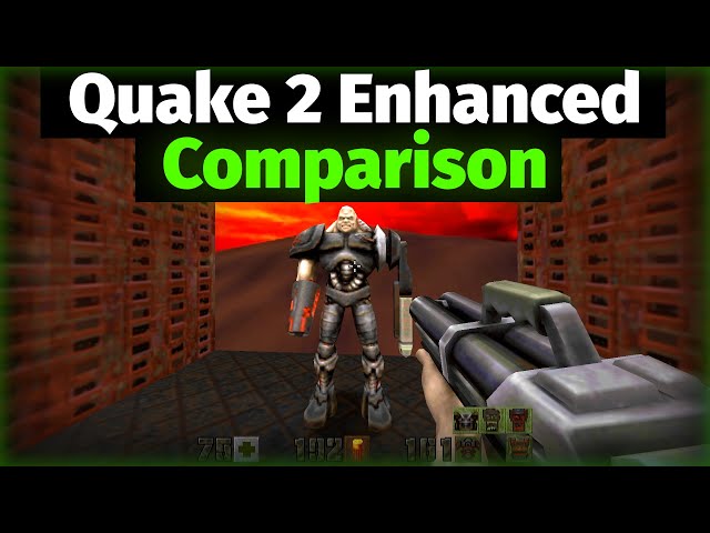 Quake 2 Enhanced vs Original Models (Monster & Weapon Comparison)