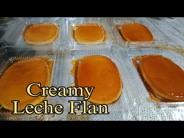 Creamy Leche flan using eggyolk very quick and easy steps how to make leche flan pang negosyo