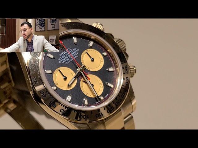 Rolex Daytona yellow gold black dial ref.116508 quick unboxing and review