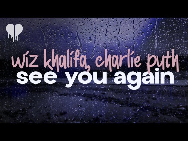 wiz khalifa, charlie puth - see you again (lyrics)