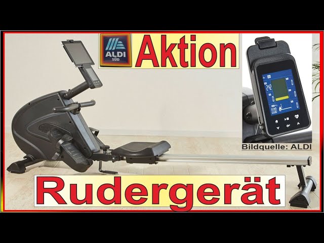 ALDI Aktion Rudergerät - Fitness & Kraft Training für zu Hause - Heimtrainer Magnetbremssystem Test