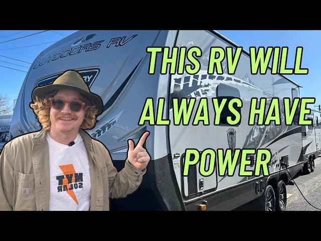 This off-grid camper is now NEVER without power | 2024 Outdoors RV 20BD Backcountry Titanium Series