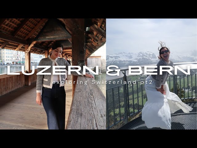 Exploring Switzerland | Luzern & Bern | Stanserhorn Cable Car