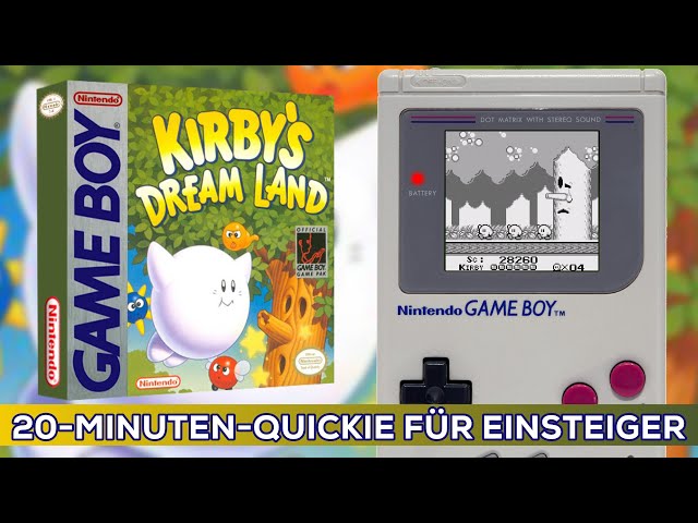 Kirby's Dream Land (Game Boy) | REVIEW | Debüt als 20-Minuten-Quickie