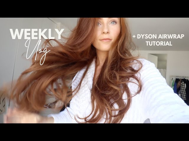 WEEKLY NYC VLOG | Bouncy Blow Dry Dyson Airwrap Tutorial, Workouts, Events + Organize With Me