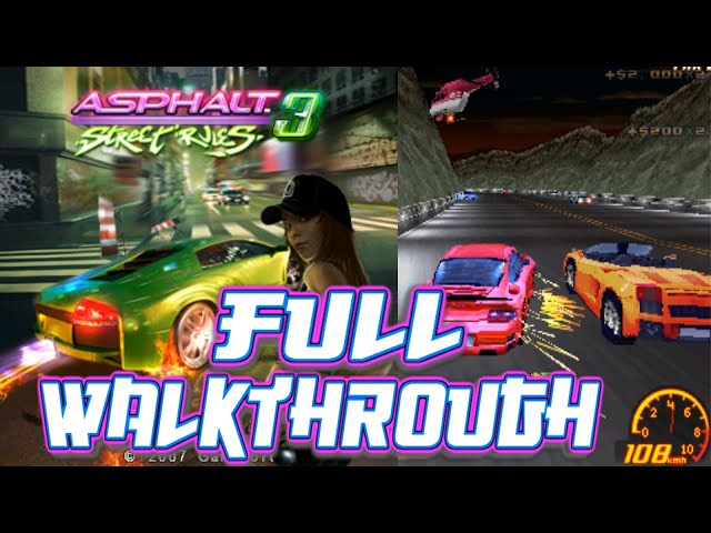 Asphalt 3: Street Rules 3D SYMBIAN GAME (Gameloft 2007 year) FULL WALKTHROUGH