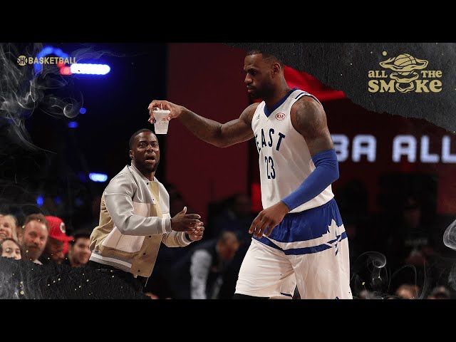 Kevin Hart Shares Crazy Courtside Stories W/ NBA Stars, Including Melo, Harden, & AD | ALL THE SMOKE