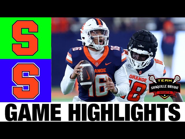 Team Orange vs Team Blue Highlights | 2024 Syracuse Football Spring Game