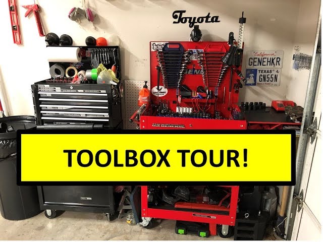 My beginner's automotive toolbox tour!