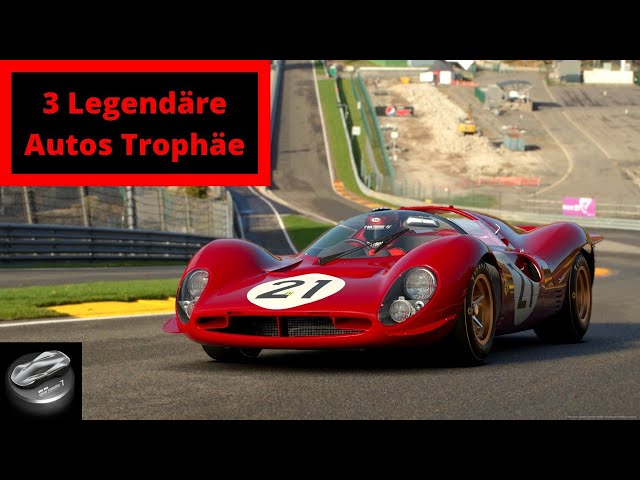 Gran Turismo 7 Auflistung - Alle Autos - Drei Legendäre Autos Trophäe