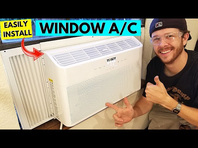 ❄️ Easily Install a Window Air Conditioner A/C Unit - How To -Jonny DIY