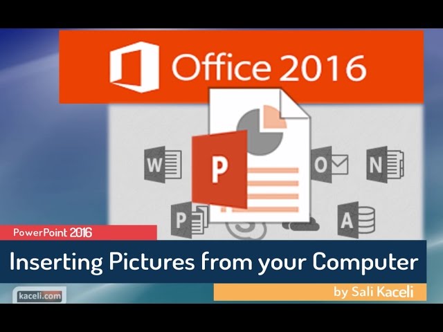 PowerPoint 2016 Tutorial: Inserting Pictures and Objects in Slides (6 of 30)
