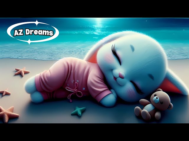 WAVES of the Sea and Piano Notes to lull your Baby to Sleep 🌊 AZ Dreams