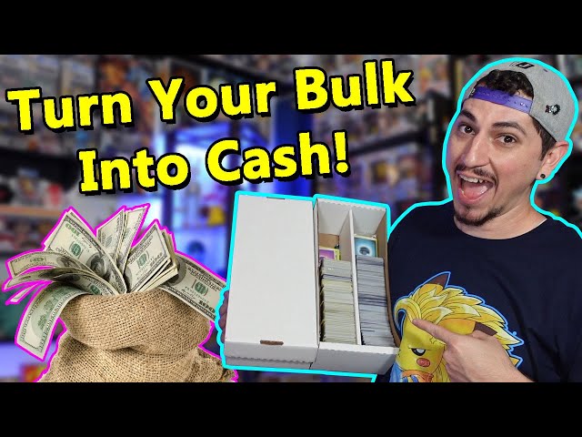How To Make Money Selling Your Bulk Common Pokemon Cards - STEP BY STEP