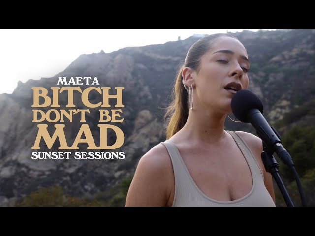 Maeta "Bitch Don't Be Mad" (Live Harp Performance) | Sunset Sessions