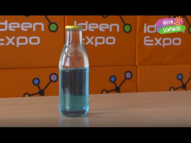 Ozean in der Flasche - cooles Experiment gegen Langeweile
