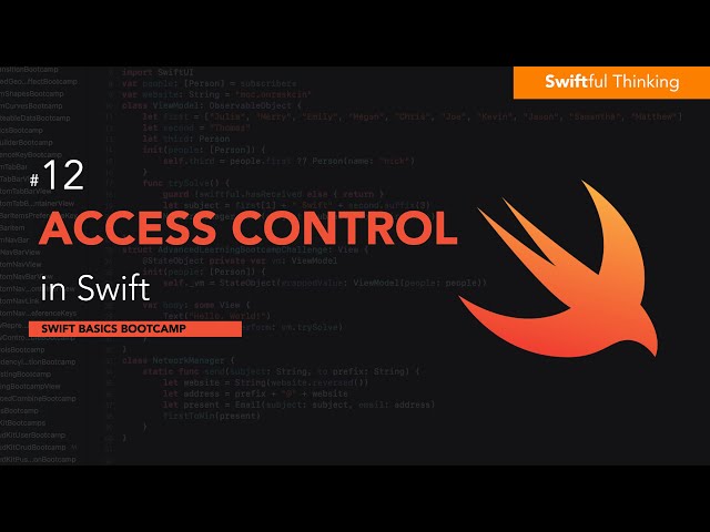 How to use Access Control (Private vs Public) | Swift Basics #12