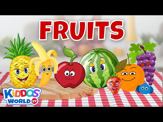 Fruits and Vegetables Names - Learn Fruits And Vegetables English Vocabulary