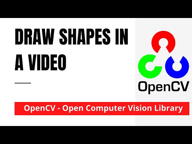 OpenCV 20: Draw Shapes in Live Video | Python | OpenCV