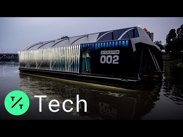 Boyan Slat's Ocean Cleanup Reveals its New River-Cleaning 'Interceptor' Device
