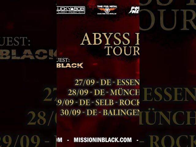 Abyss Rising German dates tour trailer. #metal #studioone #balbexdrumsticks #amtelectronics