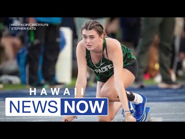 With states underway, Mid-Pacific track star destined to succeed