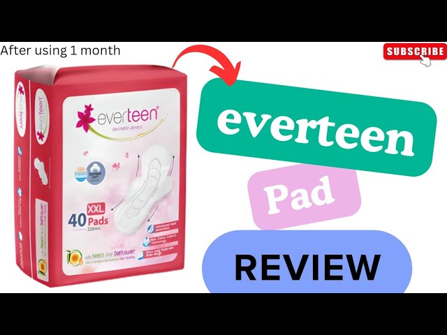 everteen sanitary pads review| Best pads under 200 |#reviewwithifftu
