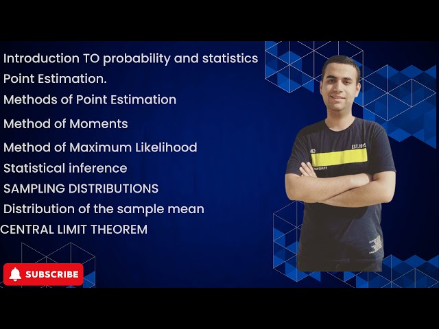 شرح وتلخيص probability and statistics 2