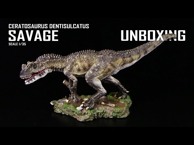 Rebor ™ - Savage / Ceratosaurus Dentisulcatus - Unboxing / Re-Upload
