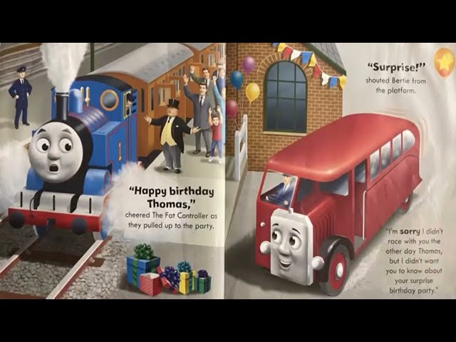 Thomas & Friends, Happy Birthday Thomas, read aloud children's story