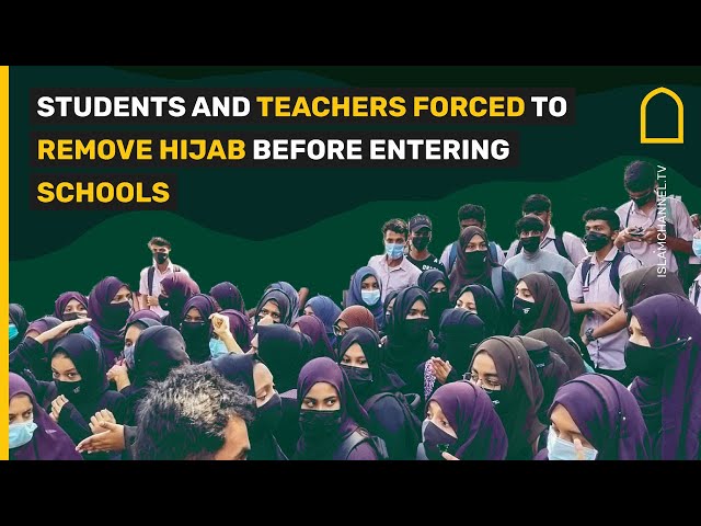 Students and teachers forced to remove hijab before entering schools