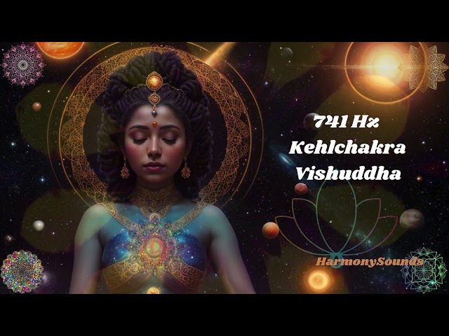 Binaural Beats 741Hz Kelchakra | Healing Removes Toxins Cleanse Aura Spiritual Awakening Boost Music