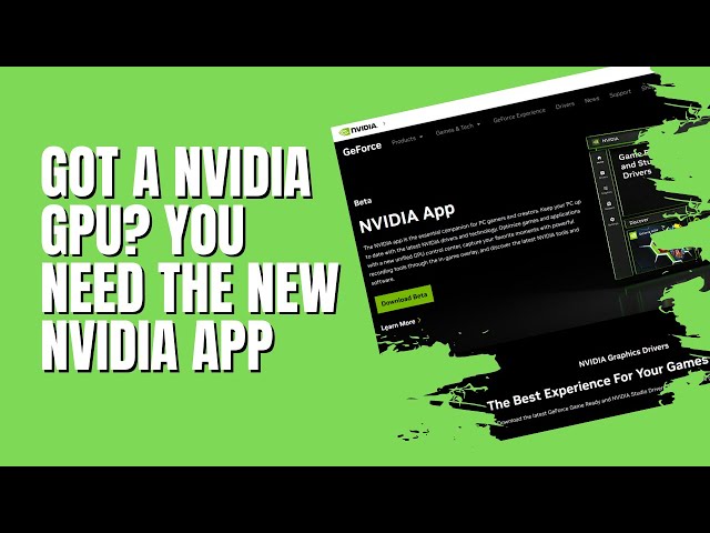 Got A Nvidia GPU? You NEED The New NVIDIA App